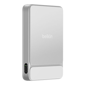 BELKIN ULTRACHARGE PRO 10k Qi2 25w PD30w Slim Magnetic Display Powerbank Silver metal