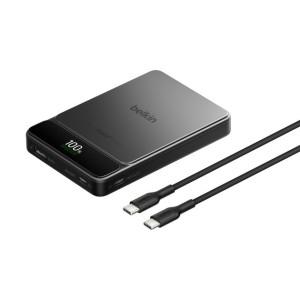 BELKIN Solid State 10k PD60w display Powerbank Black metallic