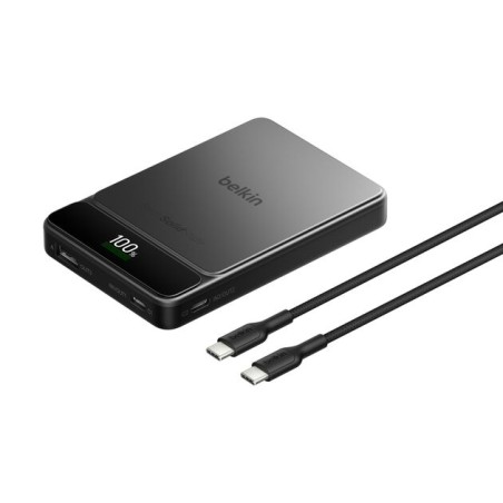 BELKIN Solid State 10k PD60w display Powerbank Black metallic