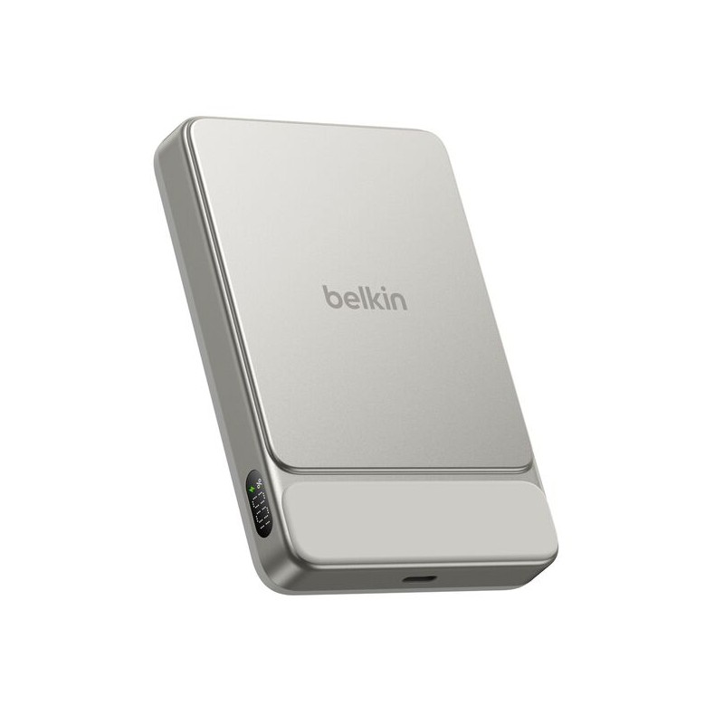 BELKIN ULTRACHARGE PRO 10k Qi2 25w PD30w Slim Magnetic Display Powerbank Sand metal