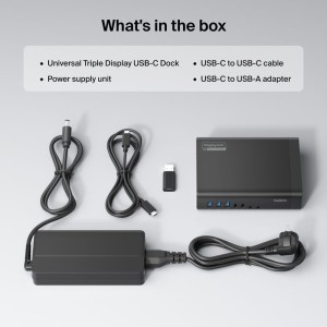BELKIN Connect Universal 16-in-1 Triple Display Dock 140W