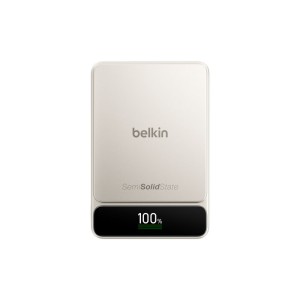 BELKIN Solid State 10k PD60w display Powerbank Sand metallic