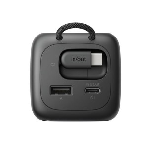 BELKIN ULTRACHARGE 22k PD120w Smart Display Power Bank with Retractable USB-C Cable Black