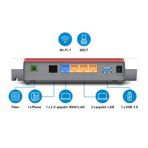 Box FRITZ 5630 EDITION INTERNATIONAL routeur sans fil Blanc | JDB-Info