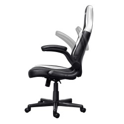Trust GXT 703W RIYE Siège de jeu universel Noir, Blanc | JDB-Info
