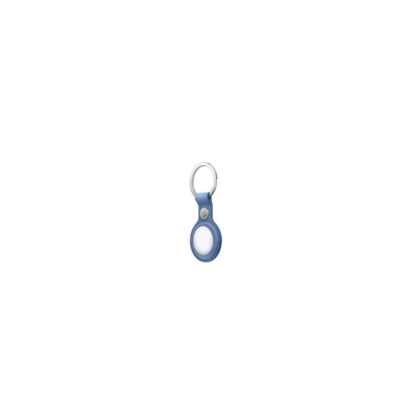 APPLE AirTag FineWoven Key Ring Wildflower Blue