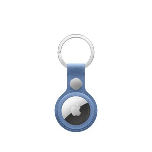APPLE AirTag FineWoven Key Ring Wildflower Blue