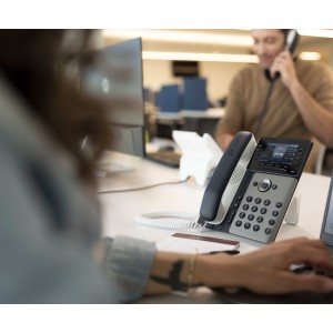 HP Poly Edge E300 IP Phone and PoE-enabled téléphone fixe N | JDB-Info