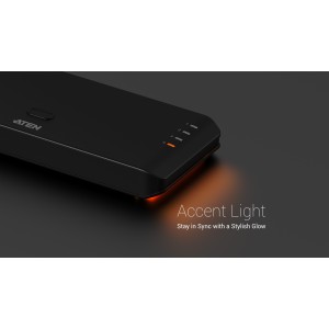 ATEN VS4841-AT commutateur écran, clavier et souris Noir | JDB-Info