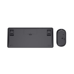 Trust Lyra clavier Souris incluse Bureau RF sans fil + Blue | JDB-Info