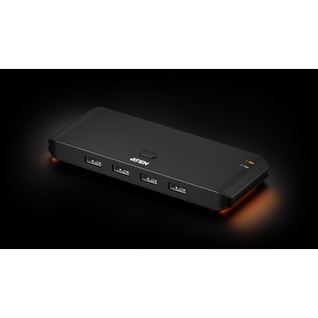 ATEN US4224-AT hub & concentrateur USB 2.0 Type-A 480 Mbit/ | JDB-Info