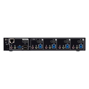 ATEN CS1924A-AT-G commutateur écran, clavier et souris Noir | JDB-Info