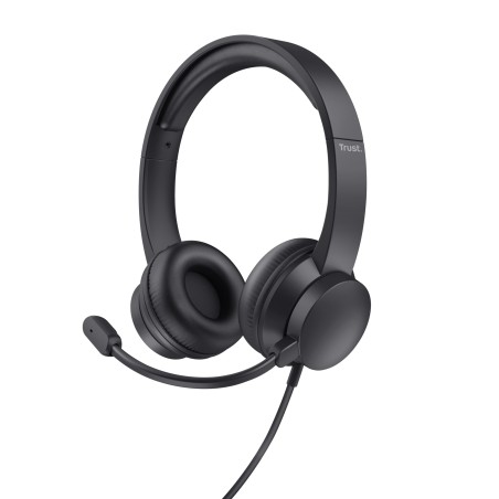 Trust Ayda Casque Avec fil Arceau Appels/Musique Noir | JDB-Info