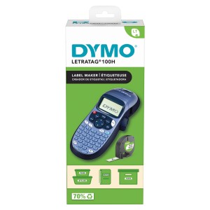 DYMO LetraTag LT-100H + Tape imprimante pour étiquettes 160 | JDB-Info