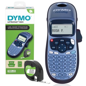 DYMO LetraTag LT-100H + Tape imprimante pour étiquettes 160 | JDB-Info