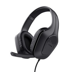 Trust GXT 415 Zirox Casque Avec fil Arceau Gaming Noir | JDB-Info