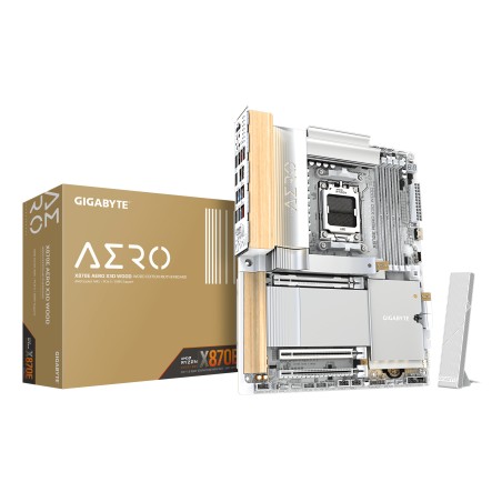 GIGABYTE X870E AERO X3D WOOD AMD X870E Emplacement AM5 ATX | JDB-Info