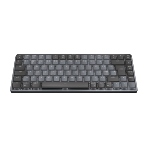 LOGITECH MX Mechanical Mini Minimalist Wireless Illuminated Keyboard - GRAPHITE - (UK) - 2.4GHZ/BT - N/A - EMEA - TACTILE
