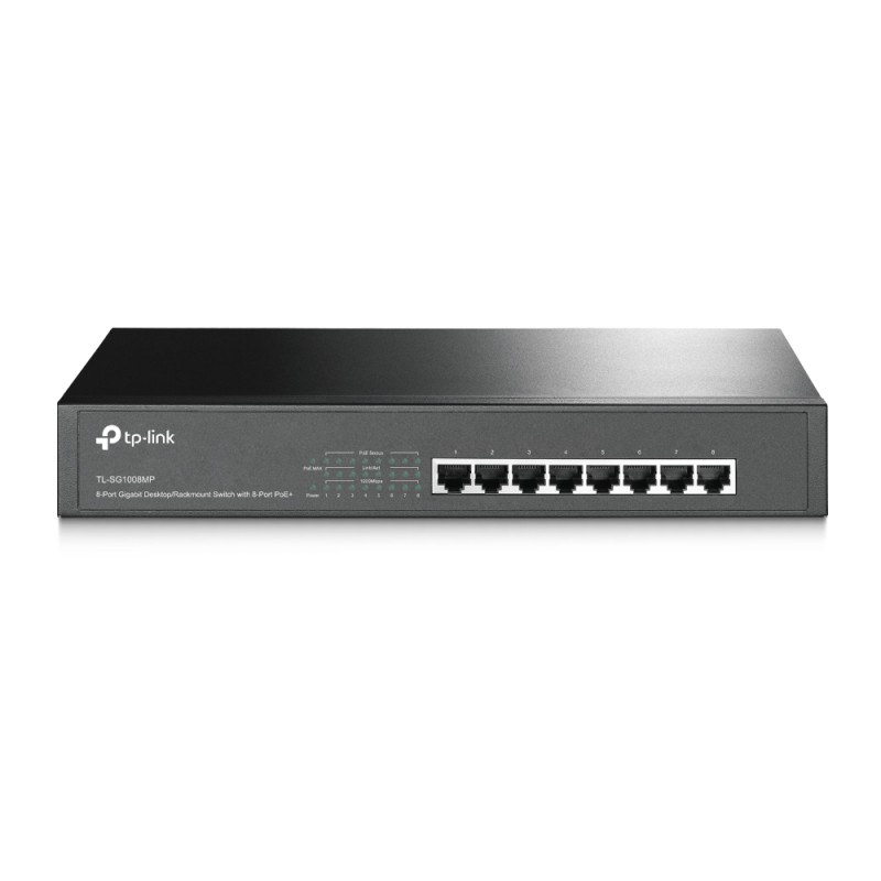 TP-Link TL-SG1008MP commutateur réseau Non-géré Gigabit Eth | JDB-Info
