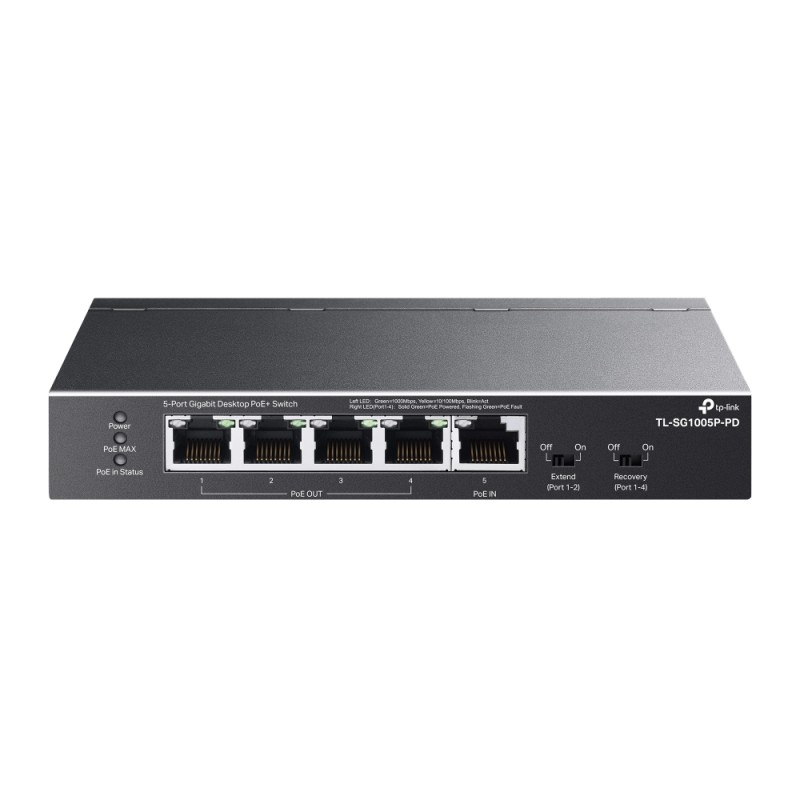 TP-Link TL-SG1005P-PD commutateur réseau Gigabit Ethernet ( | JDB-Info