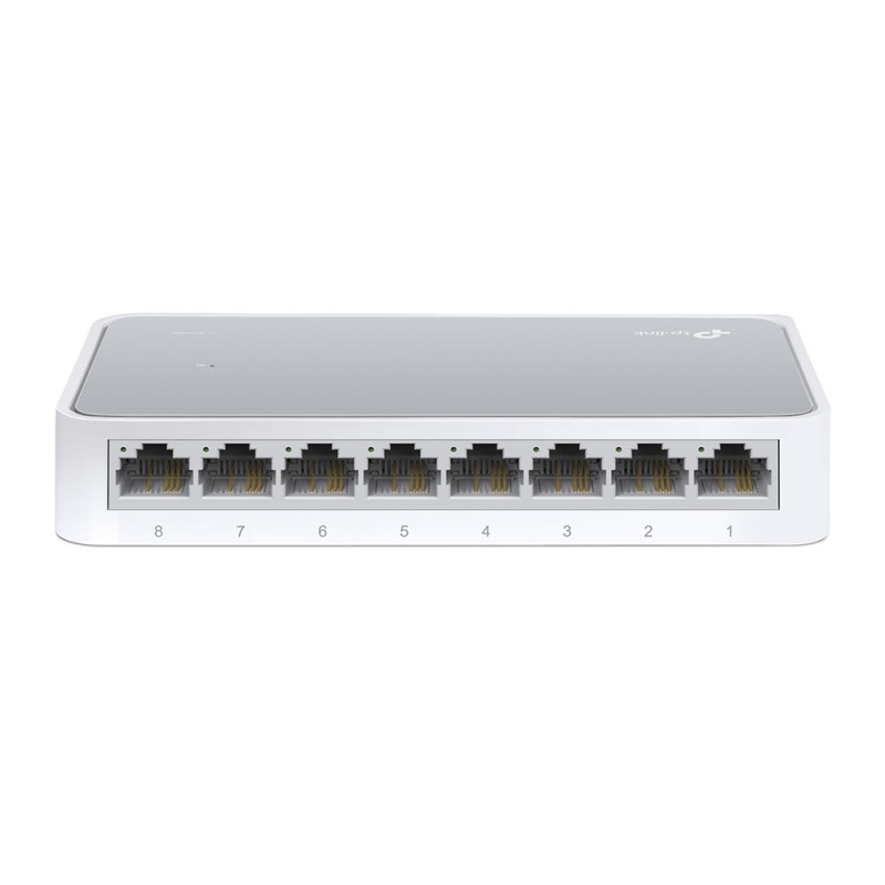 TP-Link TL-SF1008D Non-géré Fast Ethernet (10/100) Blanc | JDB-Info