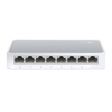 TP-Link TL-SF1008D Non-géré Fast Ethernet (10/100) Blanc | JDB-Info