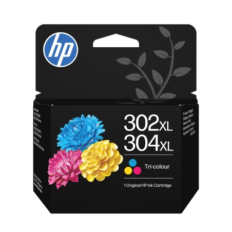 HP 302XL/304XL Tri-clr Original Ink Crtg cartouche d'encre | JDB-Info