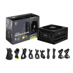 MSI MAG A850GLS PCIE5 unité d'alimentation d'énergie 850 W | JDB-Info