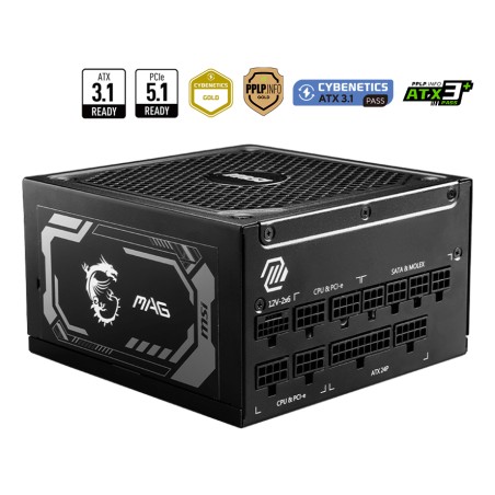 MSI MAG A1250GL PCIE5 unité d'alimentation d'énergie 1250 W | JDB-Info