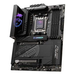 MSI MPG X870E CARBON WIFI carte mère AMD X870E Emplacement | JDB-Info
