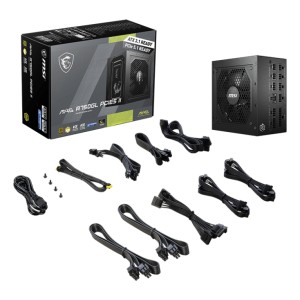 MSI MAG A750GL PCIE5 II unité d'alimentation d'énergie 750 | JDB-Info