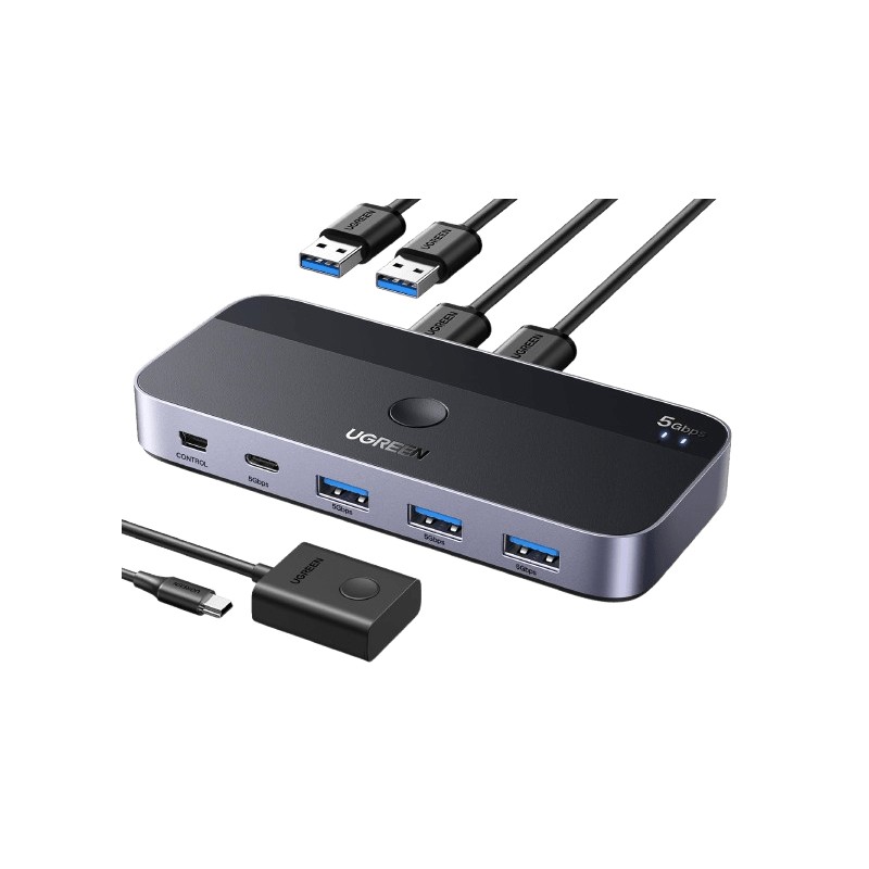 Ugreen USB 3.0 Sharing Switch 2 In 4 Out | JDB-Info