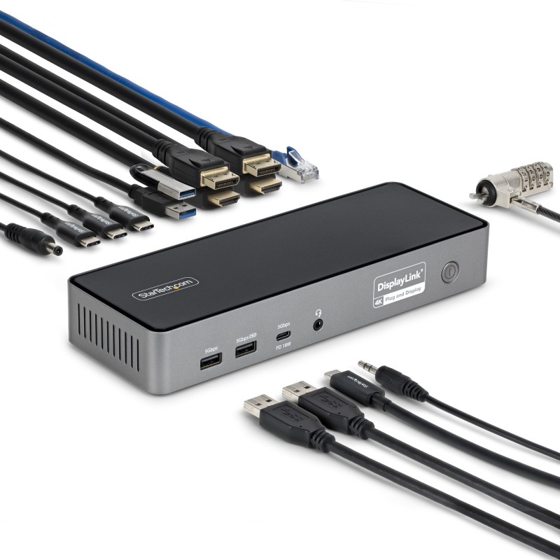 StarTech.com Station d'Accueil USB-C Triple Écran, Station | JDB-Info