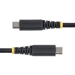 StarTech.com Câble de Charge USB-C de 1m, 60W 3A PD, Gaine | JDB-Info