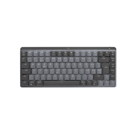 LOGITECH MX Mechanical Mini Minimalist Wireless Illuminated Keyboard - GRAPHITE - (CH) - 2.4GHZ/BT - N/A - CENTRAL - TACTILE