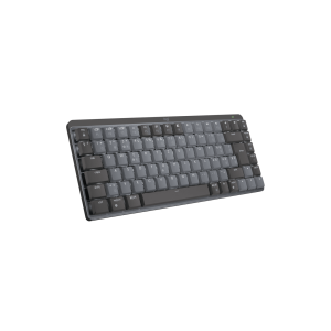 LOGITECH MX Mechanical Mini Minimalist Wireless Illuminated Keyboard - GRAPHITE - (CH) - 2.4GHZ/BT - N/A - CENTRAL - TACTILE
