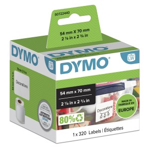 DYMO LW - Multi-Purpose Labels - 54 x 70 mm - S0722440 Blan | JDB-Info
