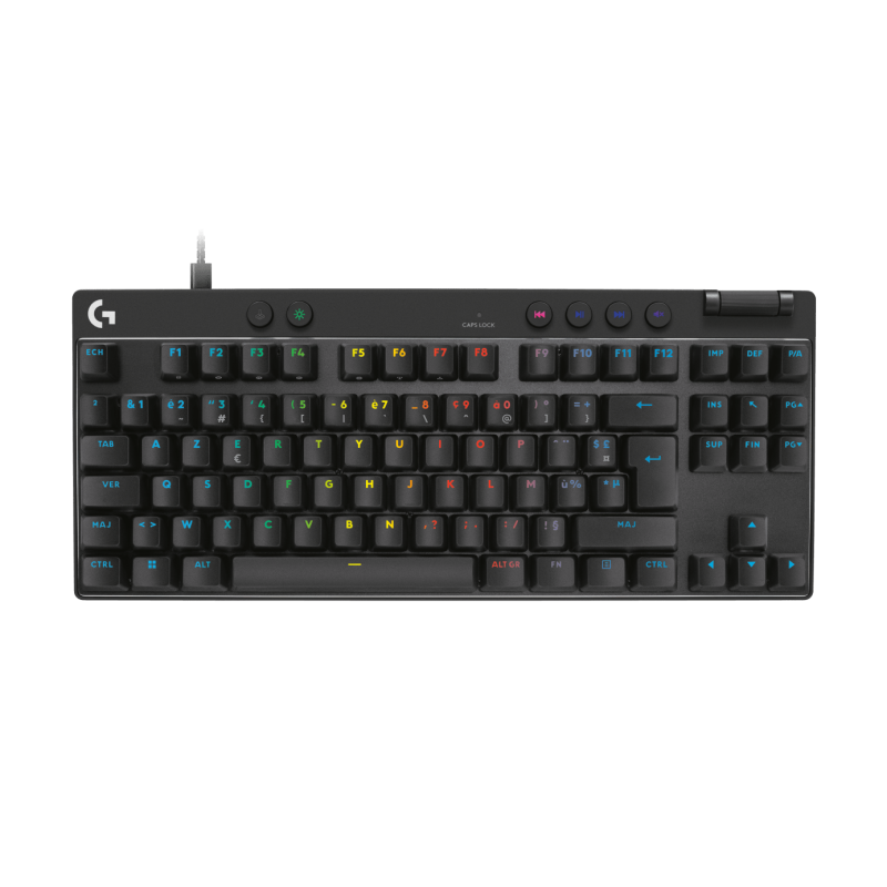 LOGITECH PRO X TKL RAPID Keyboard - Black (FR)