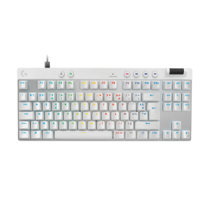 LOGITECH PRO X TKL RAPID Keyboard - White (FR)