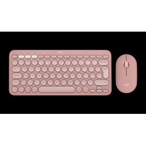 LOGITECH Pebble 2 Combo - TONAL ROSE - (US) INTL - 2.4GHZ/BT - N/A - INTNL-973 - UNIVERSAL