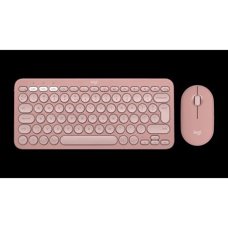 LOGITECH Pebble 2 Combo - TONAL ROSE - (US) INTL - 2.4GHZ/BT - N/A - INTNL-973 - UNIVERSAL