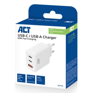 ACT AC2170 chargeur d'appareils mobiles Universel Blanc Sec | JDB-Info