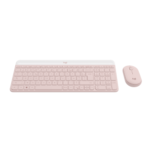 LOGITECH MK470 Slim Combo - ROSE - (FRA) - CENTRAL-419