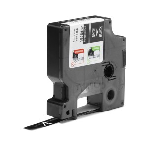 DYMO 1805437 ruban d'étiquette Blanc sur noir | JDB-Info