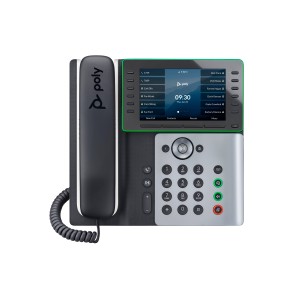 HP Poly Edge E550 IP Phone and PoE-enabled téléphone fixe N | JDB-Info