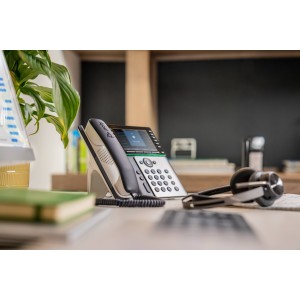 HP Poly Edge E550 IP Phone and PoE-enabled téléphone fixe N | JDB-Info