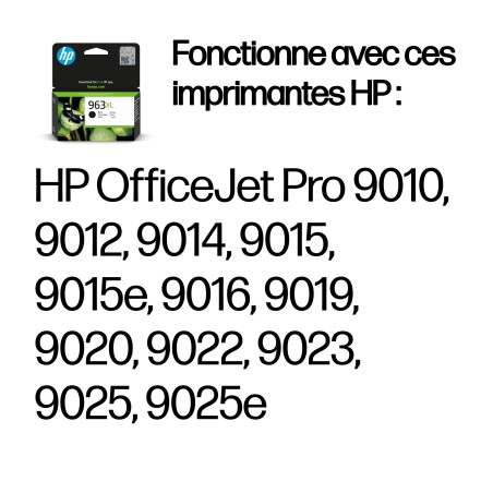 HP 963XL Cartouche d'encre noire authentique, grande capaci | JDB-Info