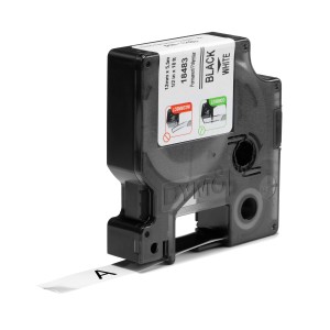 DYMO 18483 ruban d'étiquette Noir sur blanc | JDB-Info