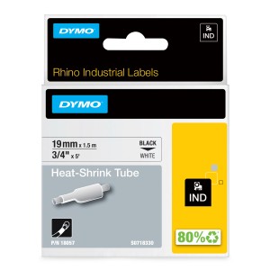 DYMO RhinoPRO Heat shrink tubes ruban d'étiquette D1 | JDB-Info