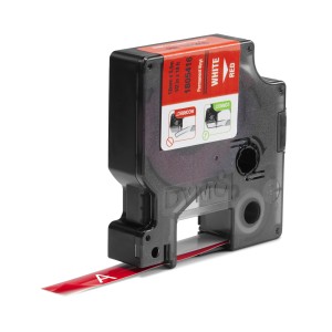 DYMO 1805416 ruban d'étiquette Blanc sur rouge | JDB-Info